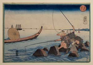 Teppōzu, a „Híres helyek a keleti fővárosban” sorozatból alkotó: Utagawa Kuniyoshi