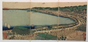 A Tokaidón áthaladó daimjók felvonulásai alkotó: Utagawa Sadahide