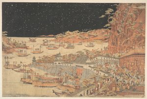 Ichi-no-tani csatája, 1184. március 21. alkotó: Utagawa Toyoharu