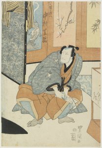 Nakamura Shikan színész Takenozuka Magohachijának szerepében alkotó: Utagawa Toyokuni