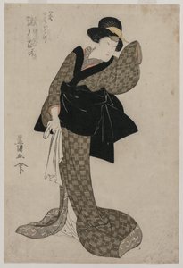 Roko Segawa, mint Hachizo felesége, Ohatsu alkotó: Utagawa Toyokuni