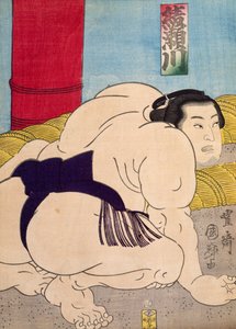 Sumo Wrestler, Utagawa Toyokuni, fametszet