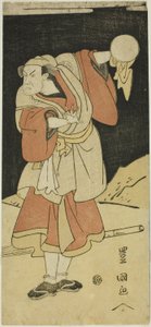 Színész egy drámai jelenetben alkotó: Utagawa Toyokuni I