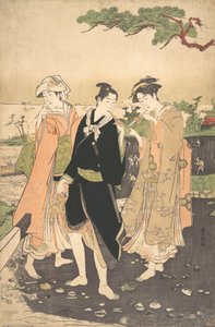 A tengerpart mentén Futaminál. alkotó: Utagawa Toyokuni I