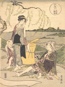 Chofu Tama folyója? 1789. alkotó: Utagawa Toyokuni I