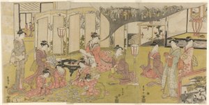 A Kártyajáték alkotó: Utagawa Toyokuni I