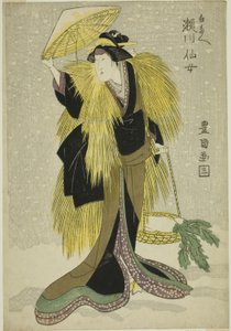 Te Ac és Segawa Sensho mint Shirotae alkotó: Utagawa Toyokuni I