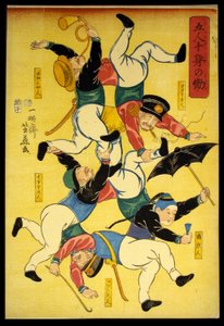 Five Men Doing the Work of Ten Bodies (Gonin jushin no hataraki)