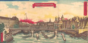 Nézet Londonban, az országok jóléte: London, Anglia, 1872. szeptember.
