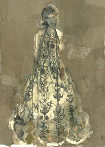 Elegáns mintás ruha alkotó: Ute Rathmann