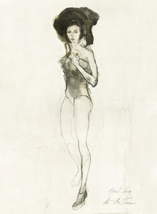 Divatfigurák rajzolása alkotó: Ute Rathmann