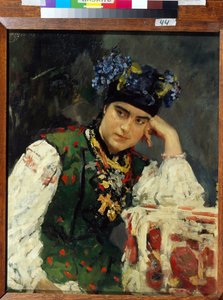Sofia Dragomirov portréja (Sofia Mihailovna Dragomirov alkotó: Valentin Aleksandrovich Serov