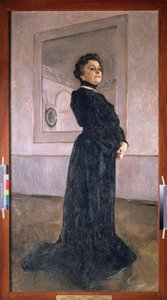 Maria Yermolova (1853-1928) színésznő portréja. Valentin Alekszandrovics Szerov (1865-1911) festménye, olaj, vászon alkotó: Valentin Aleksandrovich Serov