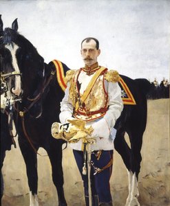 Alekszandrovics Pál orosz nagyherceg portréja 1860-1919, 1897 alkotó: Valentin Aleksandrovich Serov