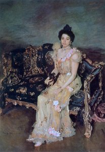 Sofia Mihajlovna Botkina portréja, 1899. alkotó: Valentin Aleksandrovich Serov
