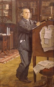 Alekszandr Szerov zeneszerző portréja 1820-1871, 1889 alkotó: Valentin Aleksandrovich Serov