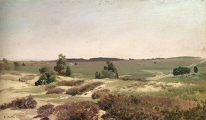 The Heath Wilsede közelében, 1887 (olaj, papír a fedélzeten)