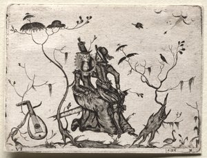 Szerelmespár, 1626. alkotó: Valentin Sezenius