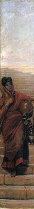 Egy indiai vízhordozó (olaj, vászon) alkotó: Valentine Cameron Prinsep