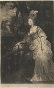 Georgiana Spencer, Devonshire hercegnője, 1780. alkotó: Valentine Green