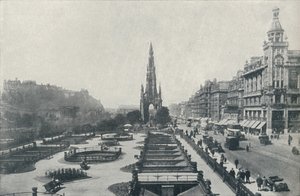 Princes Street, Edinburgh, 1910 alkotó: Valentine and Sons Ltd