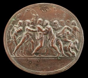 Krisztus árulása, 1525 vagy azután. alkotó: Valerio Belli