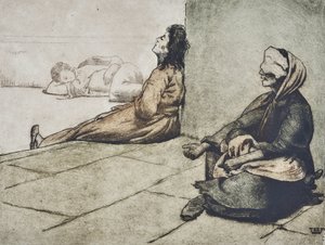 Nápolyi koldusok (rajz)