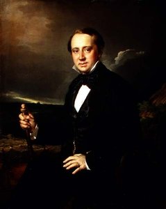 Alekszandr Alekszandrovics Szapozsnyikov (1827-87) portréja, 1852 (olaj, vászon) alkotó: Vasili Andreevich Tropinin