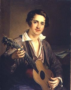 The Guitar Player: Ivanovics Morkov (1803-64) 1839 (olaj, vászon)