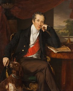 Nyikita Petrovics Panin gróf portréja 1770-1837, 1830-as évek. alkotó: Vasili Andreevich Tropinin
