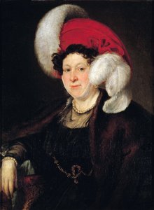 Natalia Alekszandrovna Zubova grófnő portréja 1775-1844, sz. Szuvorova, 1834