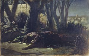 Krisztus a Gecsemáné kertben, 1878