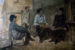 Vita a vallásról, Vaszilij Perov (1834-1882). Oroszország, XX. század. alkotó: Vasili Grigorevich Perov