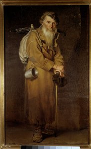 A csavargó. Vaszilij (Vaszilij) Perov (1833-1882) festménye