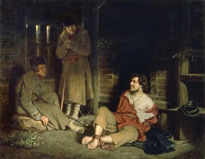 Egy Arrant Knave letartóztatott személy, 1873 alkotó: Vasili Grigorevich Perov