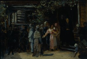 Remete látogatása, 1870-es évek alkotó: Vasili Grigorevich Perov