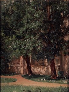 A Tretyakov-ház közelében alkotó: Vasili Maksimovich Maksimov