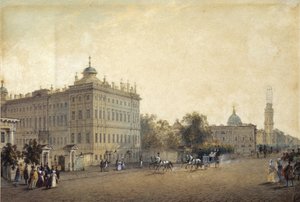 Szentpétervár. Az Anicskov-palota, 1830-as évek