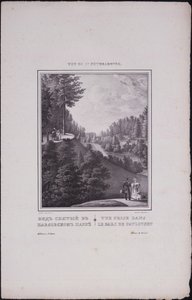 Kilátás Szentpétervárra. Kilátás a pavlovszki parkra, 1833 alkotó: Vasili Semenovich Sadovnikov