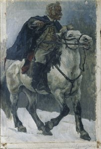 Alekszandr Szuvorov lóháton, 1897-1898 alkotó: Vasilij Ivanovic Surikov