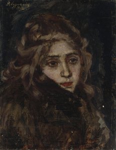 Mária Alekszandrovna Mensikova hercegnő. Tanulmány Mensikov számára Berezovban, 1882 alkotó: Vasilij Ivanovic Surikov