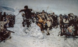 Hóvihar az erődön alkotó: Vasilij Ivanovic Surikov