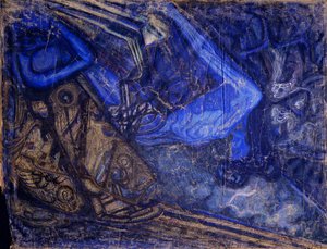 Michail Vrubel halálának gyásza, 1910-1911 alkotó: Vasily Ivanovich Denisov