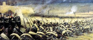 Az offenzíva előtt. Pleven közelében, 1877-1878.