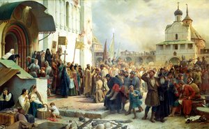 A Szentháromság ostroma Sergius Lavra Sergiev Posadban, 1891.