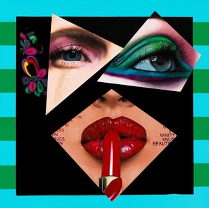 Ulterior Embellishments of a Covergirl, 2017 (Akril, fa)