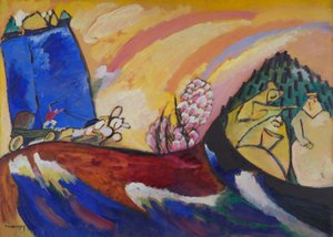 Festmény trojkával, 4036. alkotó: Wassily Kandinsky