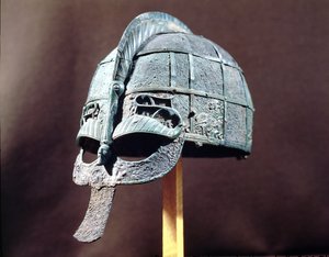 Sisak, a Vendel-kincsből, Uppland, i.sz. 600 körül (fém) alkotó: Vendel Period