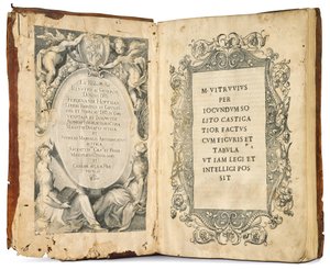 Marcus Vitruvius Pollio tíz könyve az építészetről, Fra Giovanni Giocondo szerkesztette, 1511