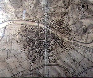 Firenze térképe alkotó: Vercellini Terreni